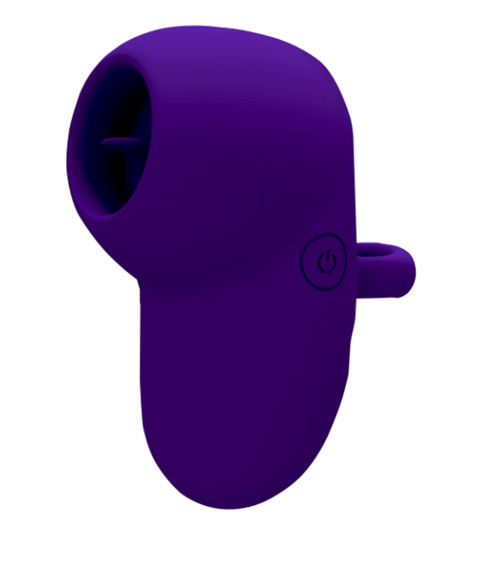 Kenley - Violet - Intense Flickering Finger Vibe With Comfort Grip Ring-Vibrators-Viben-Andy's Adult World