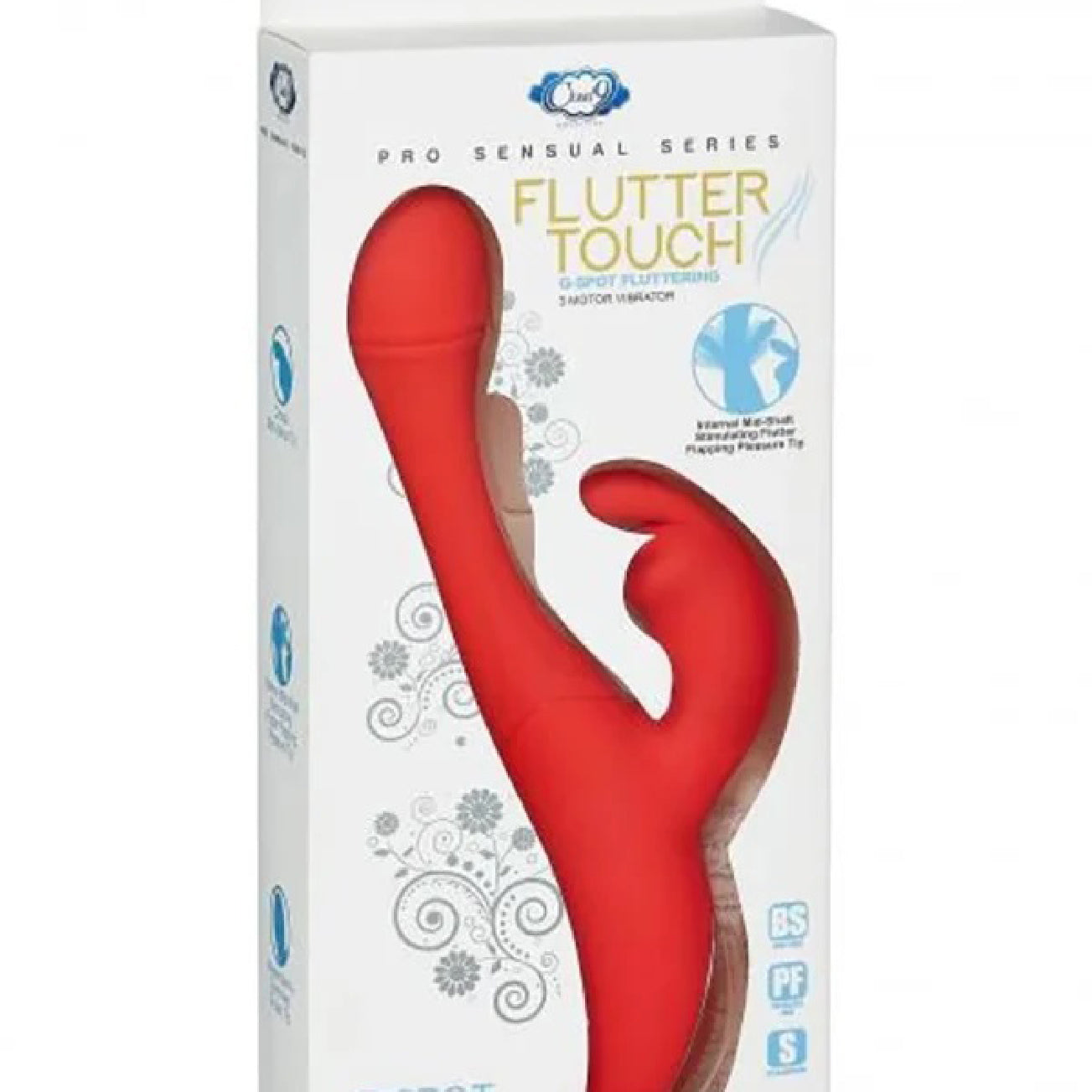 Flutter Touch Rabbit - Red-Vibrators-Cloud 9 Novelties-Andy's Adult World