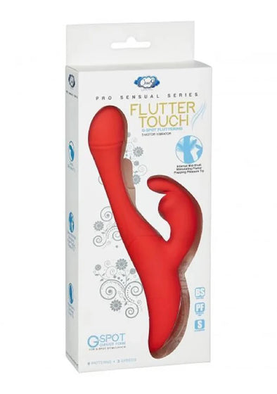 Flutter Touch Rabbit - Red-Vibrators-Cloud 9 Novelties-Andy's Adult World