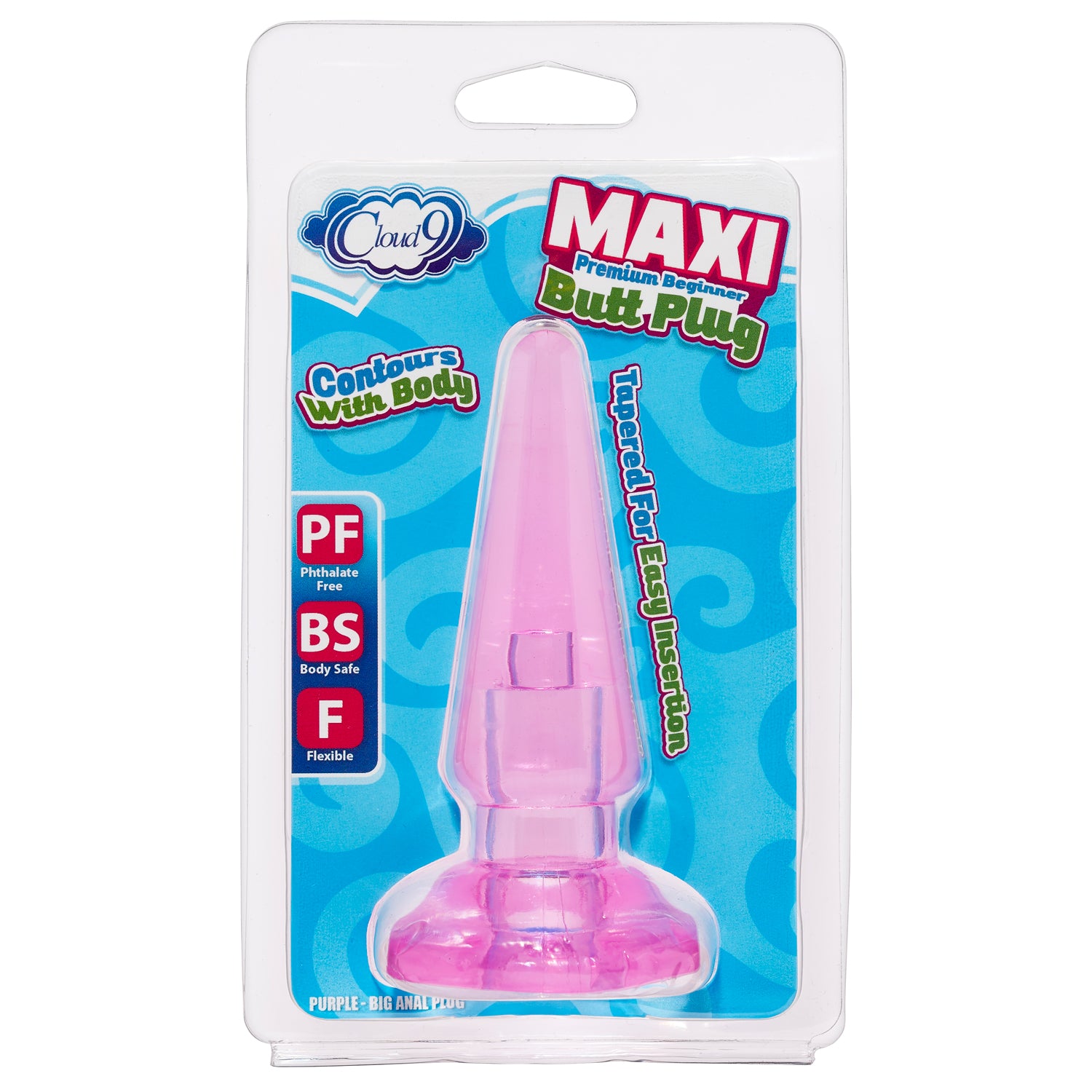 Maxi Butt Plug Purple-Anal Toys & Stimulators-Cloud 9 Novelties-Andy's Adult World