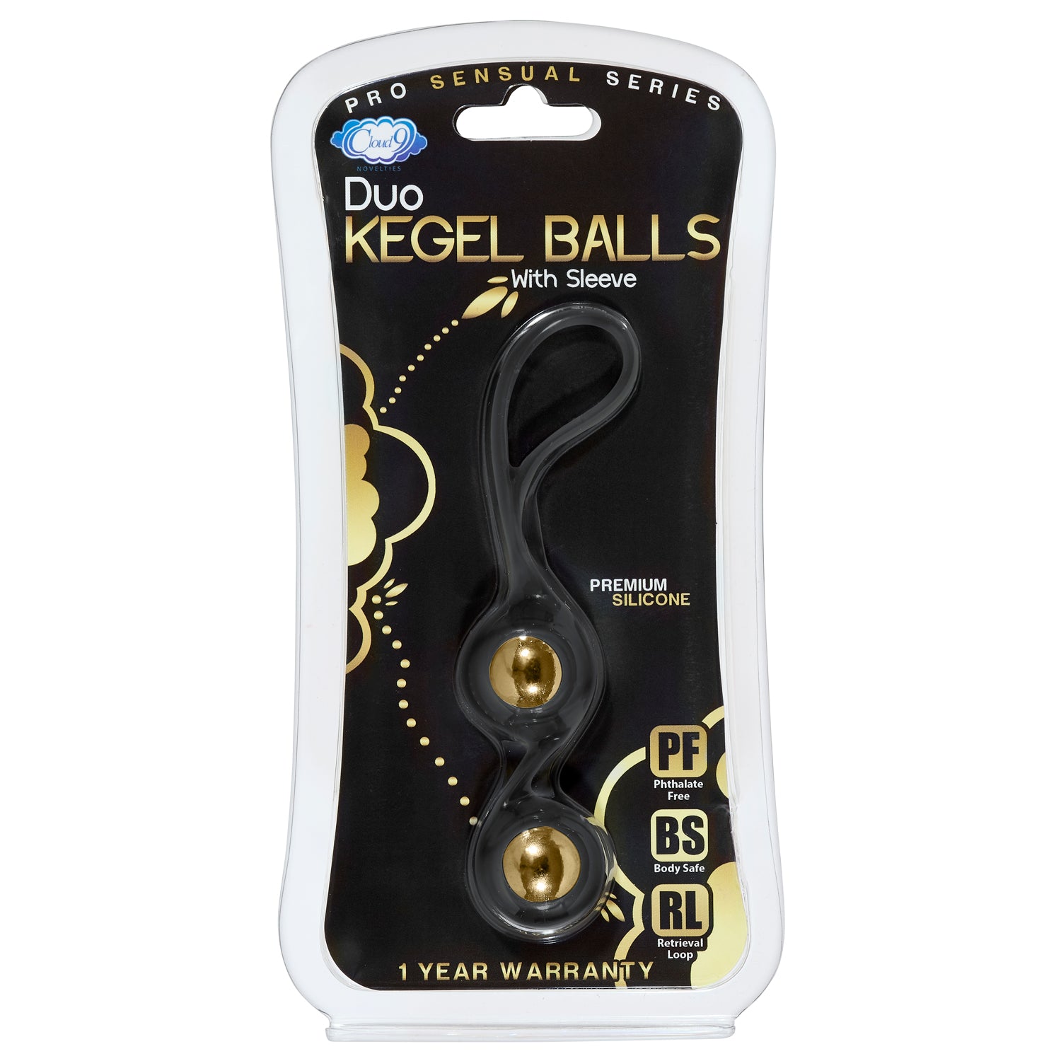 Duo Kegel Balls Black-Kegel & Pelvic Exercisers-Cloud 9 Novelties-Andy's Adult World