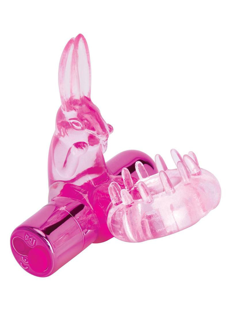 Bodywand Rechargeable Rabbit Ring - Pink-Cockrings-Bodywand-Andy's Adult World