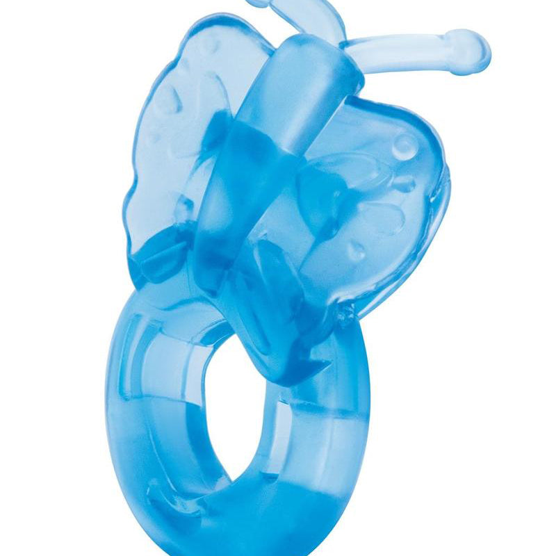 Bodywand Rechargeable Butterfly Ring - Blue-Cockrings-Bodywand-Andy's Adult World