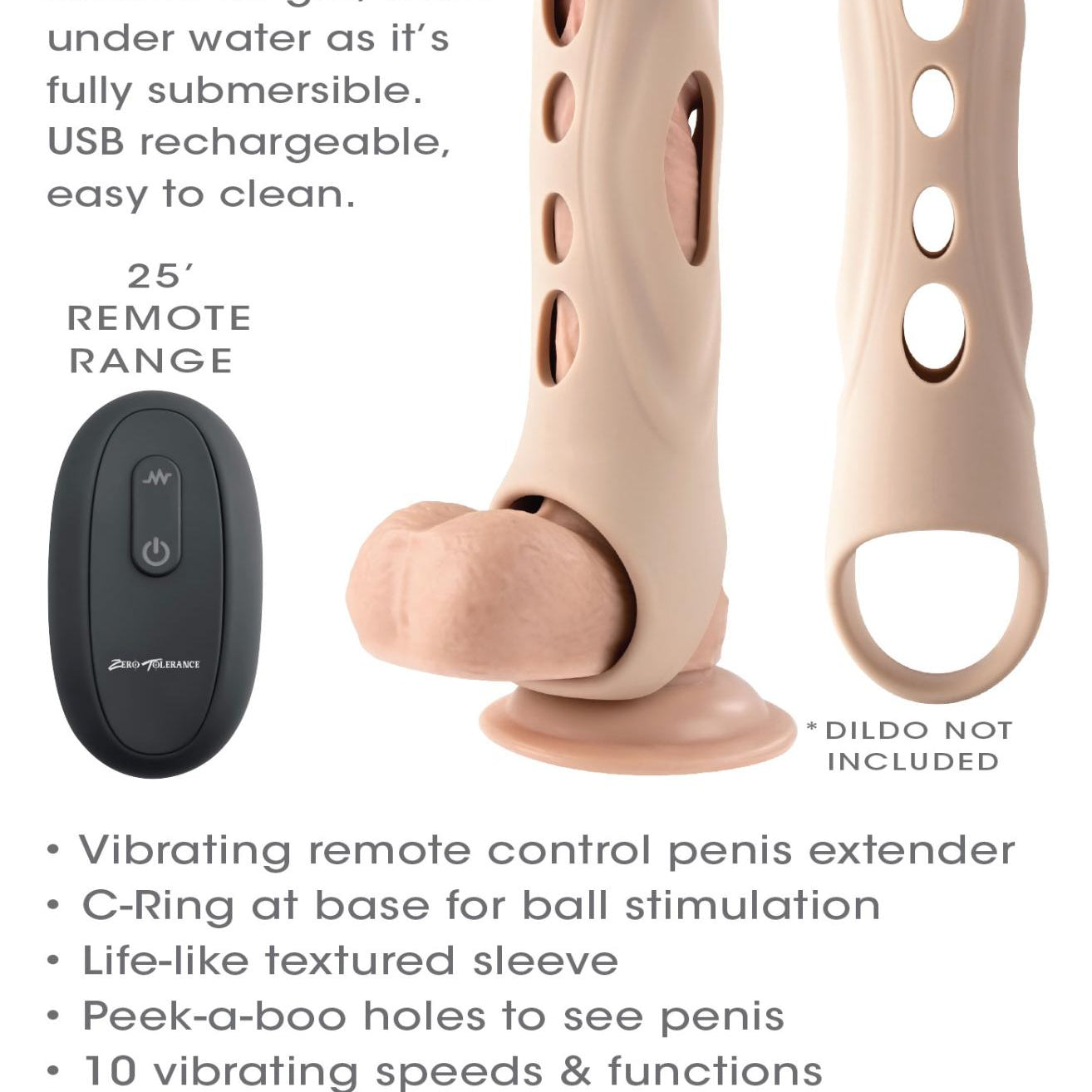 Big Boy Extender - Light-Penis Extension & Sleeves-Zero Tolerance-Andy's Adult World