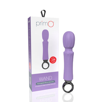 Primo Wand Rechargeable Vibe - Lilac-Vibrators-Screaming O-Andy's Adult World