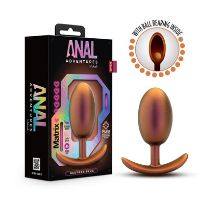 Anal Adventures Matrix - Neutron Plug - Cosmic Copper-Anal Toys & Stimulators-Blush-Andy's Adult World