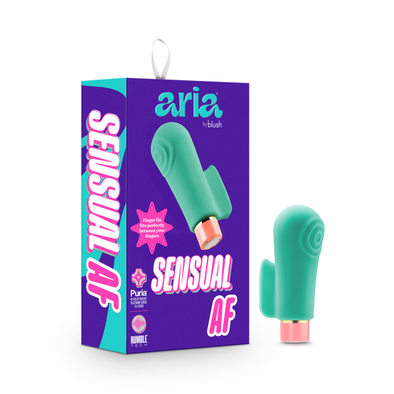 Aria - Sensual Af - Teal-Vibrators-Blush Novelties-Andy's Adult World