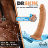 Dr. Skin Glide 7.5 Inch Self Lubricating Dildo - Mocha -Dildos & Dongs-Blush Novelties-Andy's Adult World