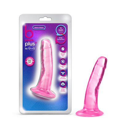 B Yours Plus - Hard N Happy - Pink-Dildos & Dongs-Blush Novelties-Andy's Adult World