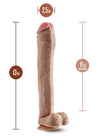 Dr. Skin - Mr. Ed - 13 Inch Dildo With Balls - Beige-Dildos & Dongs-Blush-Andy's Adult World