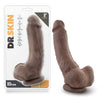 Dr. Skin - Mr. Mayor 9&quot; Dildo With Suction Cup -  Chocolate