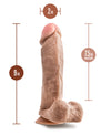 Dr. Skin - Mr. Magic - 9 Inch Dildo With Balls - Beige-Dildos & Dongs-Blush-Andy's Adult World