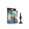 Anal Adventures Platinum - Silicone Beginner Plug - Small - Black-Anal Toys & Stimulators-Blush Novelties-Andy's Adult World