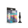 Anal Adventures Platinum - Silicone Beginner Plug - Medium - Black-Anal Toys & Stimulators-Blush Novelties-Andy's Adult World