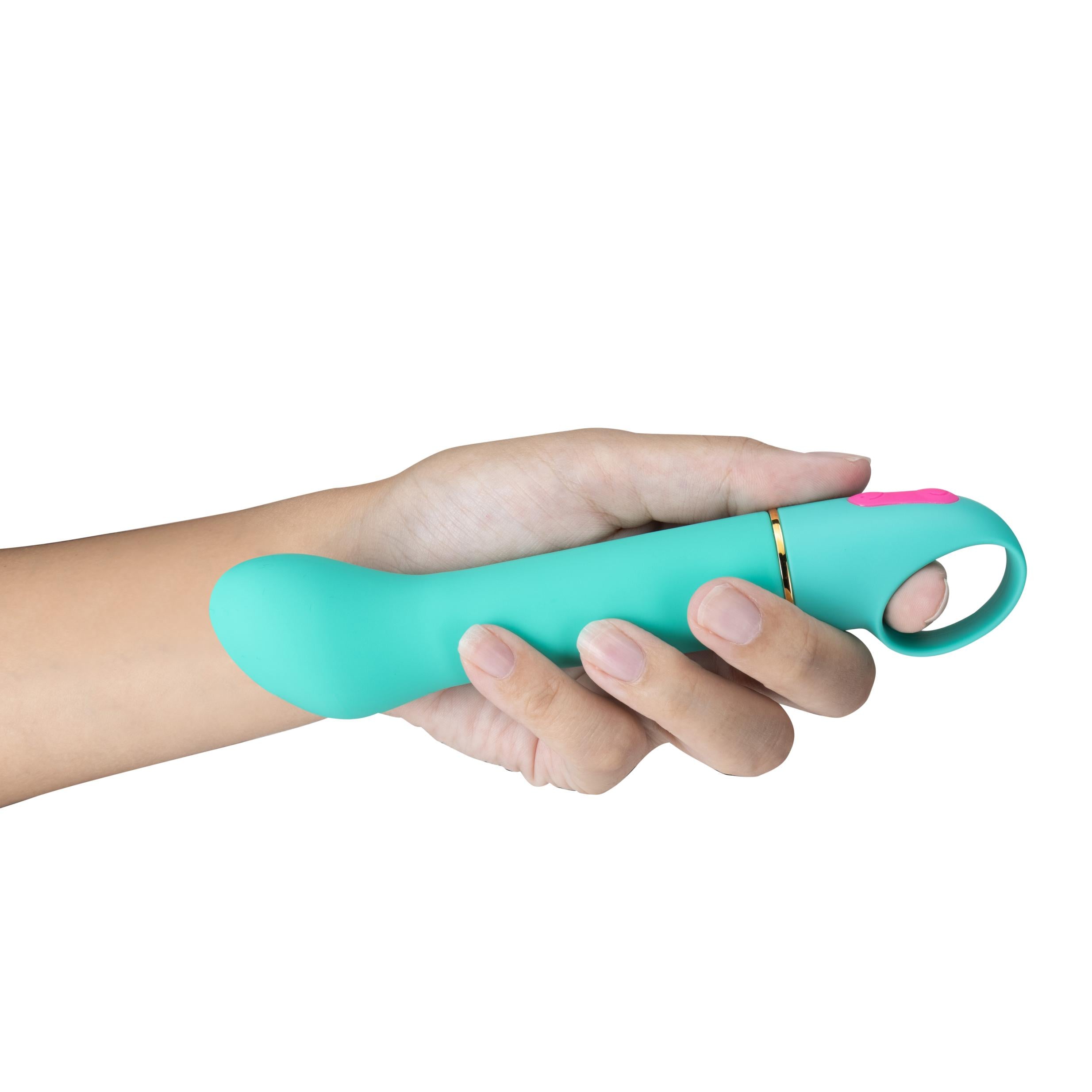 Aria - Flirty Af - Teal-Vibrators-Blush Novelties-Andy's Adult World