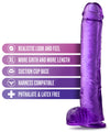 B Yours Plus - Hefty N Hung - Purple-Dildos & Dongs-Blush-Andy's Adult World