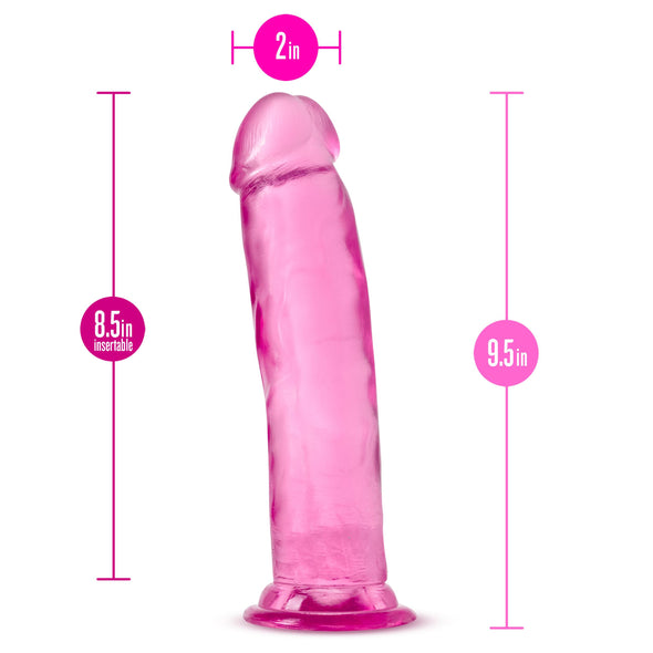 B Yours Plus - Thill n' Drill - Pink-Dildos & Dongs-Blush Novelties-Andy's Adult World