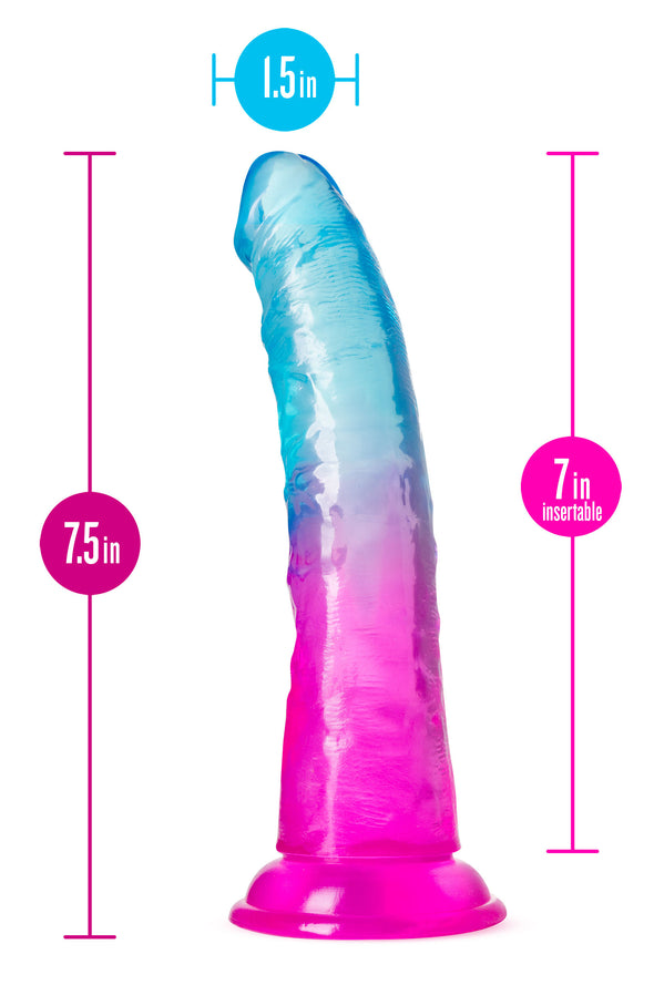 B Yours - Beautiful Sky - 7 Inch Dildo - Sunset-Dildos & Dongs-Blush Novelties-Andy's Adult World