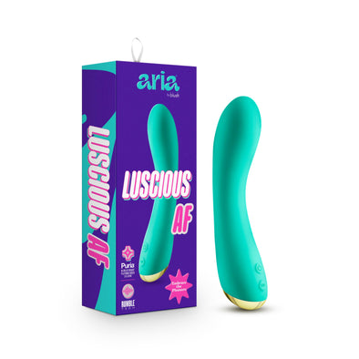 Aria - Luscious Af - Teal-Vibrators-Blush Novelties-Andy's Adult World