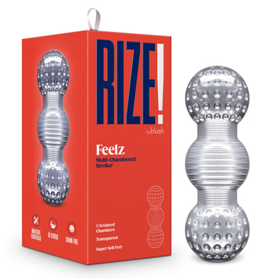 Rize - Feelz - Clear-Masturbation Aids for Males-Blush-Andy's Adult World