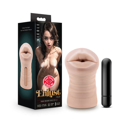 Enlust - Nicole - Vibrating Stroker - Beige-Masturbation Aids for Males-Blush-Andy's Adult World