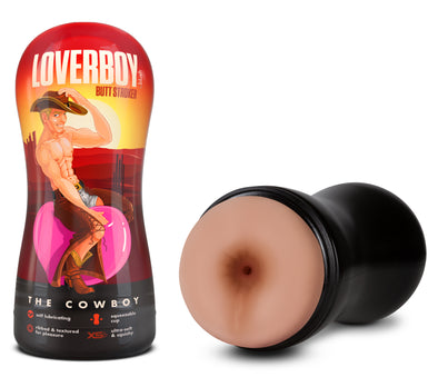 Loverboy - Cowboy - Self Lubricating Stroker - Beige-Masturbation Aids for Males-Blush-Andy's Adult World