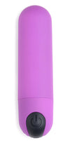 Bang Vibrating Bullet With Remote Control - Purple