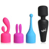Bang - 10x Mini Wand With 3 Attachments-Vibrators-XR Brands Bang-Andy's Adult World