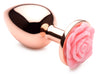 Pink Rose Gold Anal Plug - Large-Anal Toys & Stimulators-XR Brands Booty Sparks-Andy's Adult World