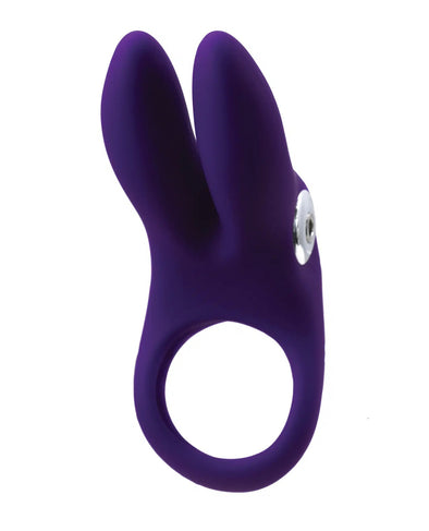 Sexy Bunny Rechargeable Ring - Deep Purple-Cockrings-VeDO-Andy's Adult World