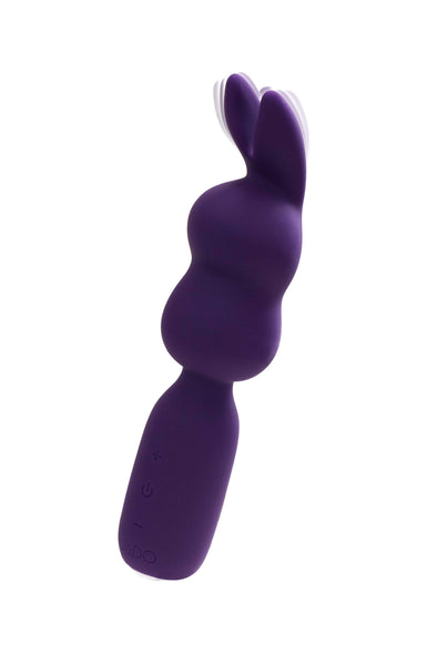 Hopper Bunny Rechargeable Mini Wand - Deep Purple-Vibrators-VeDO-Andy's Adult World
