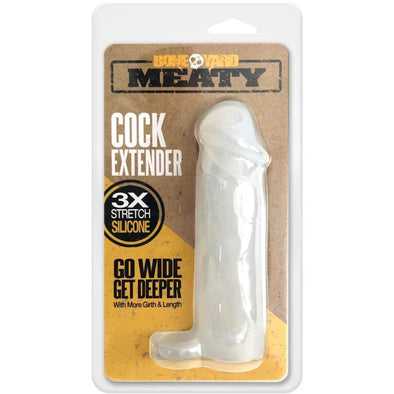 Meaty Cock Extender - Clear-Penis Extension & Sleeves-Rascal - Boneyard-Andy's Adult World