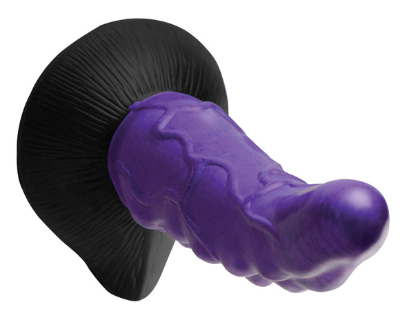 Cc Orion Invader Veiny Space Alien Silicone Dildo - Purple-Dildos & Dongs-XR Brands Creature Cocks-Andy's Adult World