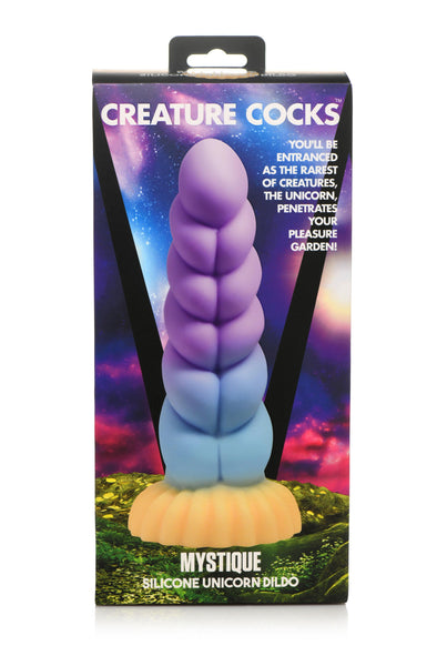 Mystique Silicone Unicorn Dildo-Dildos & Dongs-XR Brands Creature Cocks-Andy's Adult World
