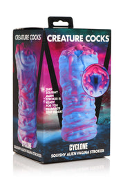 Cyclone Squishy Alien Vagina Stroker-Masturbation Aids for Males-XR Brands Creature Cocks-Andy's Adult World