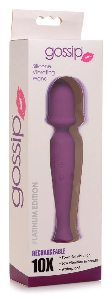 Silicone Wand Massager - Violet-Massagers-Curve Toys-Andy's Adult World
