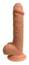 Easy Rider 7 Inch Dual Density Dildo With Balls - Light-Dildos & Dongs-Curve Toys-Andy's Adult World