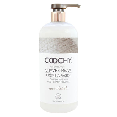Coochy Shave Cream Au Natural 32 Oz-Bath & Body-Classic Brands-Andy's Adult World
