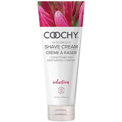 Coochy Oh So Smooth Shave Cream - Seduction - 7.2 Oz-Bath & Body-Classic Brands-Andy's Adult World