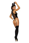 Bunny Vixen - One Size - Black-Lingerie & Sexy Apparel-Dreamgirl-Andy's Adult World