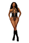 Fishnet Teddy - One Size - Black-Lingerie & Sexy Apparel-Dreamgirl-Andy's Adult World