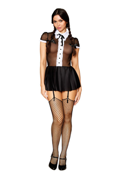 Gothic School Girl - Miss Behavin - One Size - Black-Lingerie & Sexy Apparel-Dreamgirl-Andy's Adult World