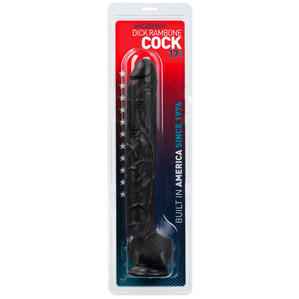 Dick Rambone Cock - 17 Inch - Black
