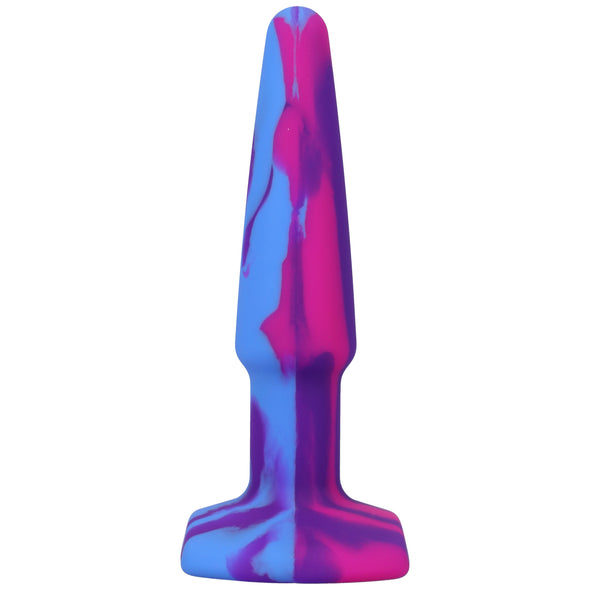 A-Play Groovy Silicone Anal Plug 4 Inch - Berry-Anal Toys & Stimulators-Doc Johnson-Andy's Adult World
