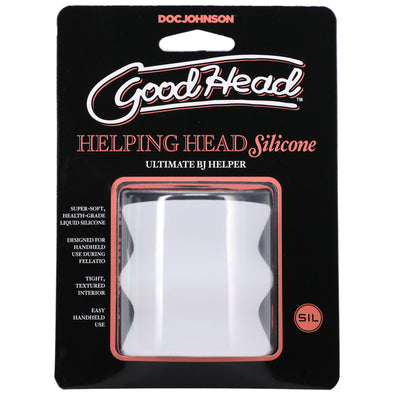 Goodhead - Helping Head Silicone - Frost-Masturbation Aids for Males-Doc Johnson-Andy's Adult World