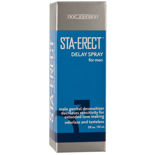 Sta-Erect Delay Spray for Men - 2 Fl. Oz. - Boxed-Lubricants Creams & Glides-Doc Johnson-Andy's Adult World