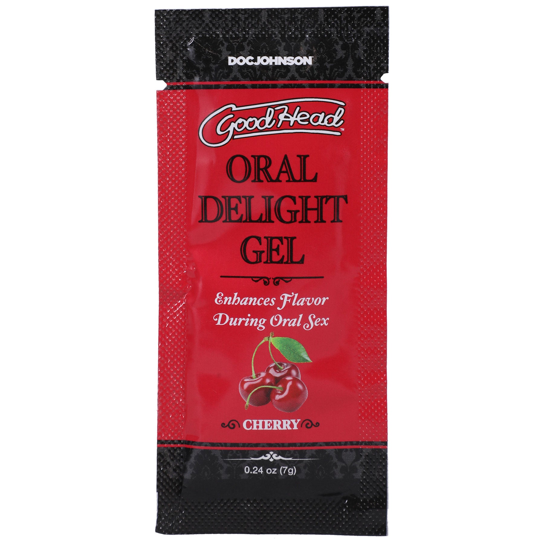 Goodhead - Oral Delight Gel - Cherry - 0.24 Oz-Lubricants Creams & Glides-Doc Johnson-Andy's Adult World