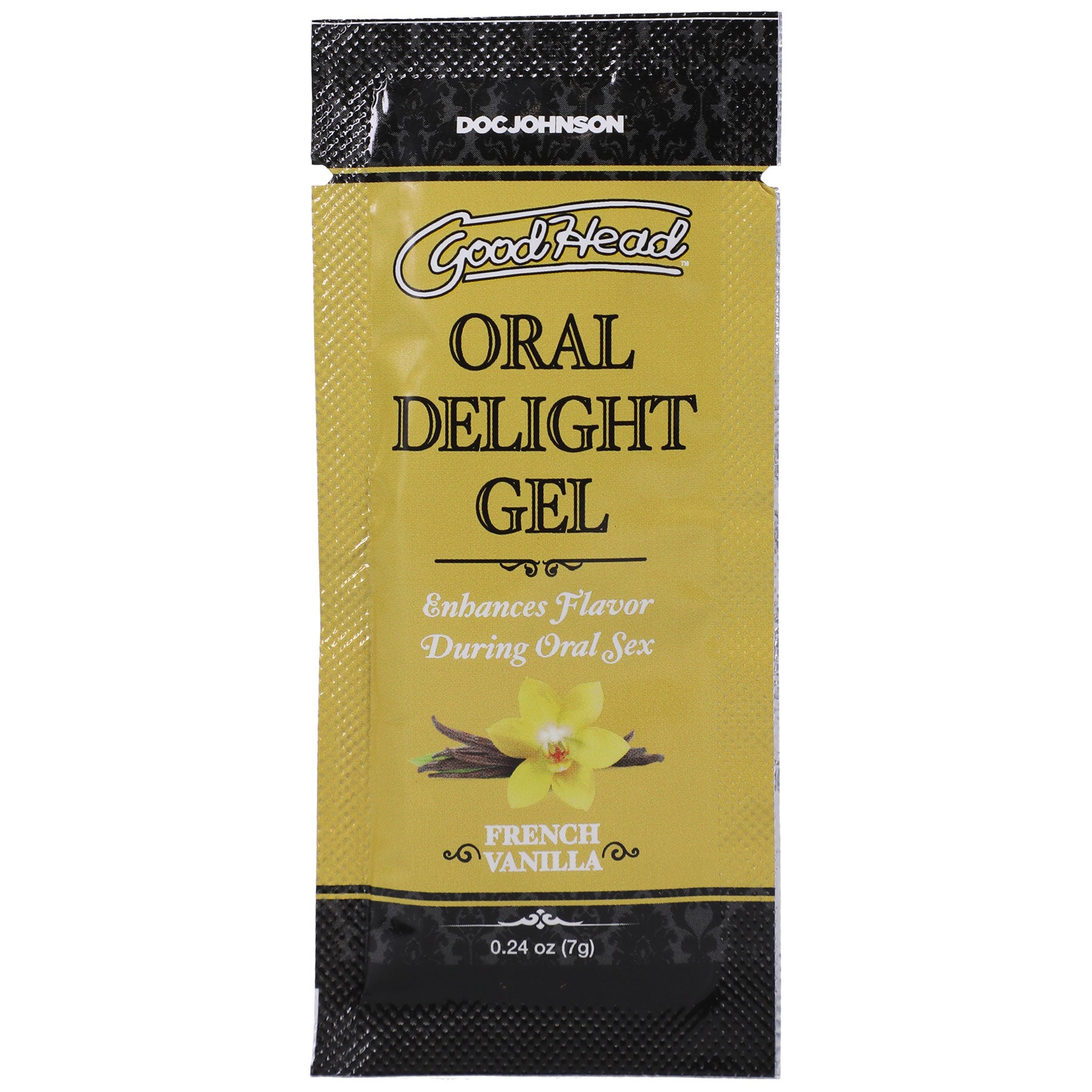 Goodhead - Oral Delight Gel - French Vanilla - 0.24 Oz-Lubricants Creams & Glides-Doc Johnson-Andy's Adult World