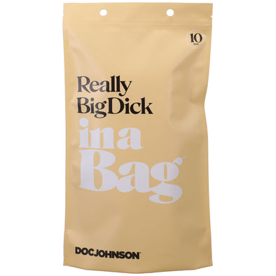 Really Big Dick in a Bag 10 Inch - Clear-Dildos & Dongs-Doc Johnson-Andy's Adult World