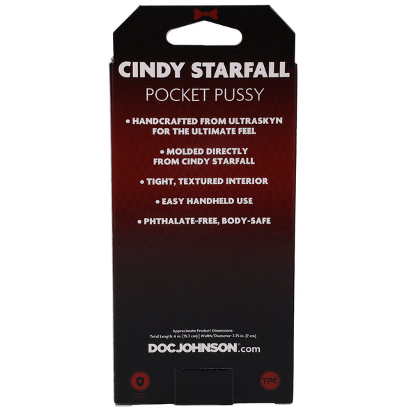 Signature Strokers - Cindy Starfall Pocket Pussy - Vanilla-Masturbation Aids for Males-Doc Johnson-Andy's Adult World